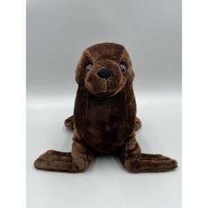 Wild Republic Seal Plush Sea Lion Brown 10” Stuffed Animal Toy